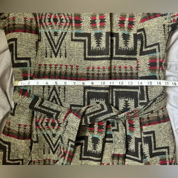 Mossimo Supply Co. Trench Style Coat with Geometric Print - Picture 10 of 10